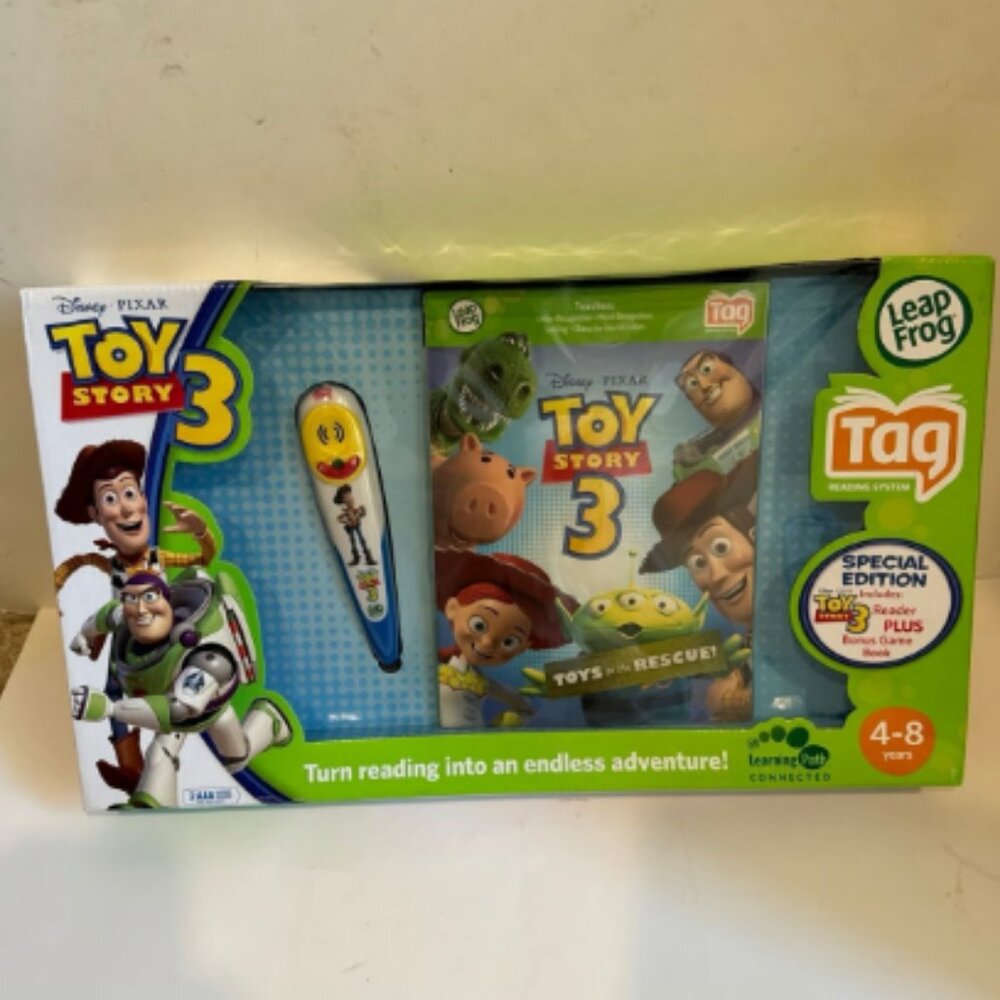 Leapfrog Tag Special Edition Toy Story 3 Reader with Story Book🆕📦⌚🏃🏻💨⚡🚚]